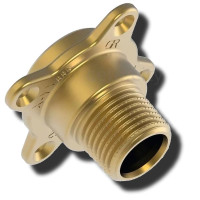 Mufa mosiężna z kołnierzem 1/2" X 1/2" GZ Tece Profil 9820012