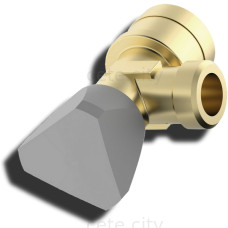 Zawór odcinający kątowy Tece Profil 9820013