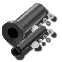 Komplet prostek przyłączeniowych do miski WC L-300 - Tece Profil 9820214 Komplet prostek przyłączeniowych do miski WC L-300 - Tece Profil 9820214